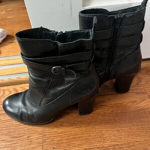 Born Black Heeled Boots for Women